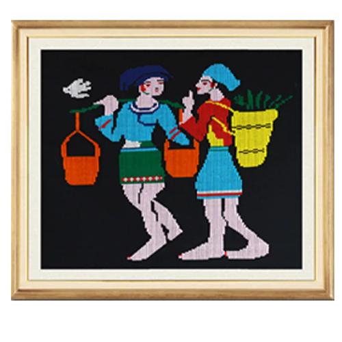 湖南張家界土家族織錦成入境游客消費新寵